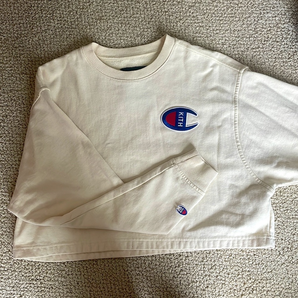 Champion KITH collab cropped sweater